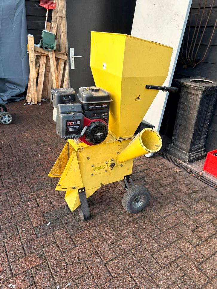 Klijne hakselaar, Tuin en Terras, Hakselaars, Gebruikt, Benzine, Met opvangzak, Ophalen