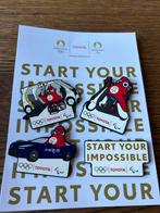 Olympische Spelen Parijs 2024 Pins - Toyota, Verzamelen, Speldjes, Pins en Buttons, Ophalen of Verzenden, Nieuw, Sport, Speldje of Pin