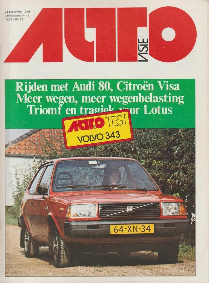 Volvo 340 - 343 - 360 testen in Autovisie e.a., Boeken, Auto's | Folders en Tijdschriften, Gelezen, Volvo, Ophalen of Verzenden