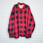 Wrangler Shacket Maat 3XL Rood Zwart Ruit Cowboy Fleece, Verzenden, Overige maten, Zo goed als nieuw, W