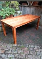 Teakhouten Tafel - Robuust & Stijlvol, Huis en Inrichting, Tafels | Eettafels, Ophalen, Gebruikt, 100 tot 150 cm, Teakhout