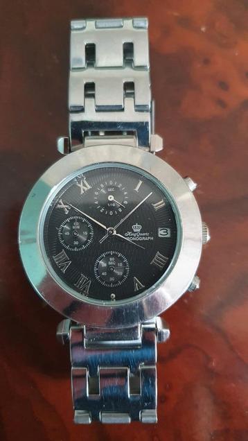 King Quartz Chronograph  horloge beschikbaar voor biedingen