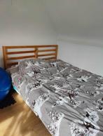 Ikea Tarva Bed, Huis en Inrichting, Slaapkamer | Bedden, 140 cm, Zo goed als nieuw, Hout, Ophalen