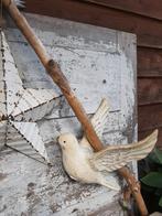 Oude brocante vredesduif, kerst duif, papier mache, Ophalen of Verzenden