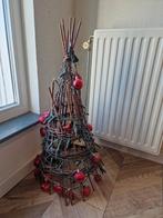 Rieten kerstboom, Diversen, Kerst, Ophalen of Verzenden, Gebruikt
