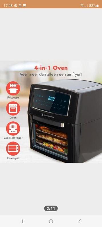 AIRFRYER KITCHENBROTHERS.NIEUWE. beschikbaar voor biedingen