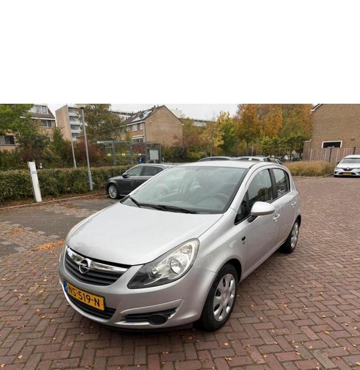 Opel Corsa 1.0 12V 5D 2010 Grijs, Auto's, Opel, Particulier, Corsa, Benzine, A, Hatchback, Handgeschakeld, Geïmporteerd, Zilver of Grijs