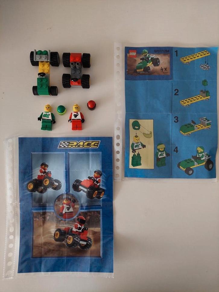 Lego racers 6701 green en buggy 6619, Kinderen en Baby's, Speelgoed | Duplo en Lego, Zo goed als nieuw, Ophalen of Verzenden