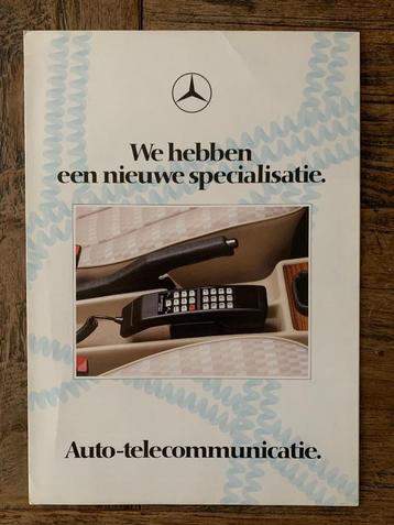 Folder brochure Mercedes-Benz Telecommunicatie 1989 nieuw beschikbaar voor biedingen
