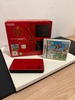 Nintendo dsi xl mario edition, Spelcomputers en Games, Spelcomputers | Nintendo DS, Dsi XL, Ophalen of Verzenden, Rood, Gebruikt