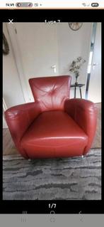Lederen stoel GRATIS, Ophalen, Gebruikt, 75 tot 100 cm, 50 tot 75 cm
