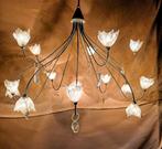 Harco loor design lamp rvs breeze,  ice ornamenten, Ophalen, Zo goed als nieuw, Glas