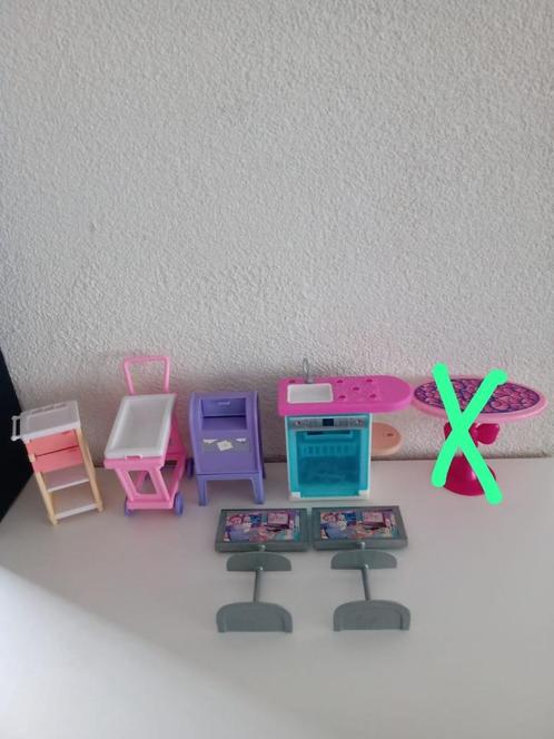 Voor BARBIE Poppen : Accessoires van Mattel (6 foto’s), Verzamelen, Poppen, Gebruikt, Accessoires, Ophalen of Verzenden