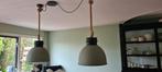 2 lampen., Huis en Inrichting, Lampen | Hanglampen, Minder dan 50 cm, Metaal, Zo goed als nieuw, Ophalen
