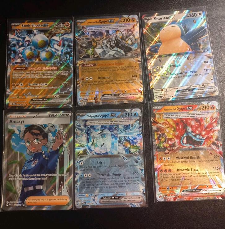 Pokemonkaartjes. EX Prismatic Evolution., Hobby en Vrije tijd, Verzamelkaartspellen | Pokémon, Zo goed als nieuw, Ophalen of Verzenden