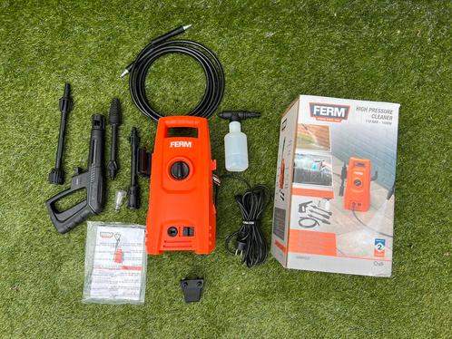 Hogedrukreiniger Ferm, 2 keer gebruikt., Tuin en Terras, Hogedrukreinigers, Zo goed als nieuw, Elektrisch, Met autostop en -start