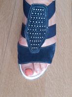 Medicus leren sandalen., Ophalen of Verzenden, Zo goed als nieuw, Zwart, Sandalen of Muiltjes