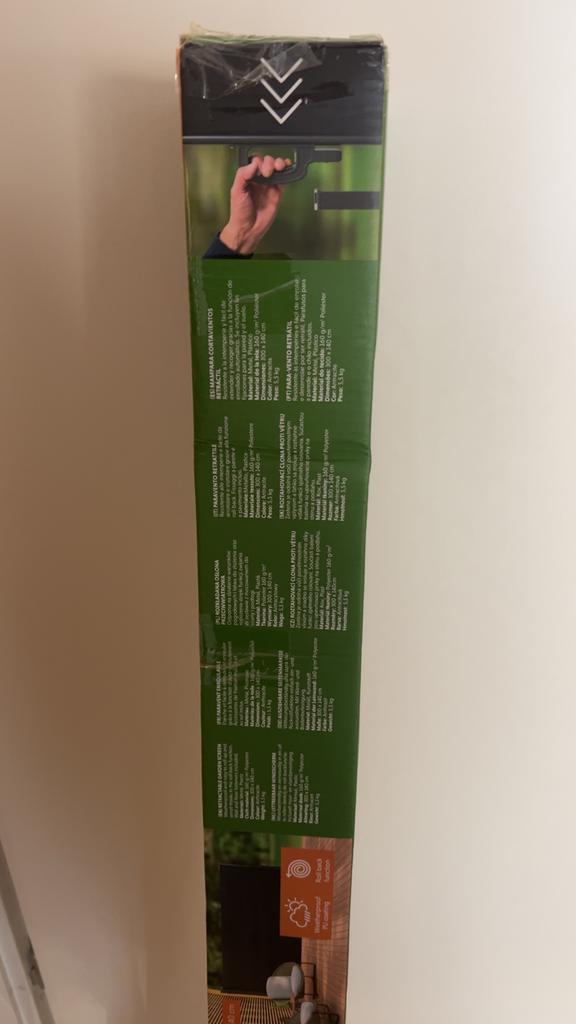 Tuinscherm 300x140cm - Nieuw in doos!, Tuin en Terras, Tuinschermen, Nieuw, Overige materialen, 100 tot 150 cm, 200 cm of meer