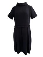 LaDress jurk L, Zwart, Ophalen of Verzenden, Zo goed als nieuw, Knielengte