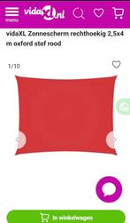 Nieuwe rode Schaduwdoek Beverwijk IN PRIJS GEZAKT, Ophalen of Verzenden, Nieuw