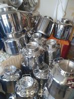 Olijfolievat 15 liter rvs, Ophalen, Zo goed als nieuw