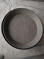 Vintage schaal dienblad Loods 5, Ophalen of Verzenden, Gebruikt, Rond, Metaal