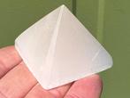 Witte Seleniet pyramide satijnspaat  mineralen, Ophalen of Verzenden, Mineraal