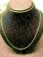 Prachtige Zilveren collier 50cm Figaro schakel (ZS311), Ophalen of Verzenden, Zilver