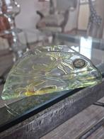 vintage narcis bloem servet houder bohemian glas, Ophalen of Verzenden