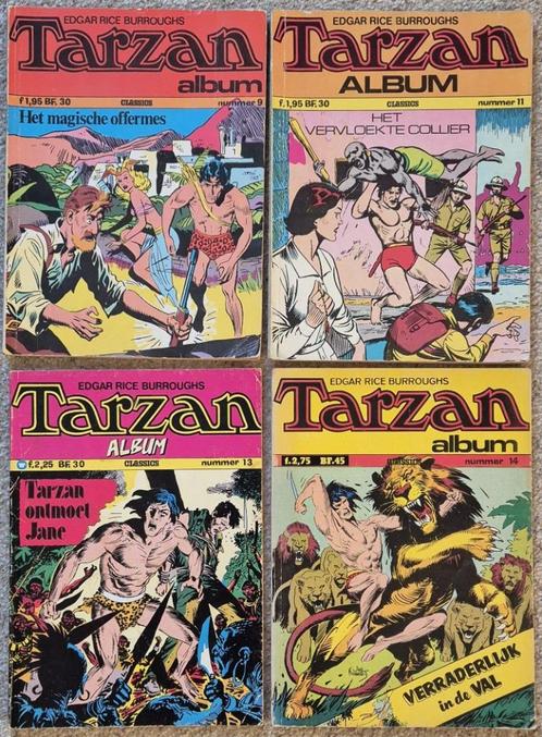 TARZAN | 4x Tarzan Classics Album | nr.9, 11, 13, 14 (1973), Boeken, Strips | Comics, Gelezen, Meerdere comics, Europa, Ophalen of Verzenden