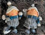 Spelende kinderen sneeuwbal / kerst beeldjes, Verzenden, Nieuw
