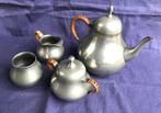 Koffie / theesetje van tin, Ophalen of Verzenden