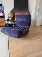 Fauteuil Ligne roset Marsala Paars fluweel, Ophalen of Verzenden, Zo goed als nieuw, 75 tot 100 cm, 50 tot 75 cm