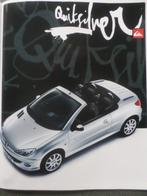 Peugeot 206 CC & Quicksilver 2006 Brochure, Boeken, Verzenden, Zo goed als nieuw, Peugeot