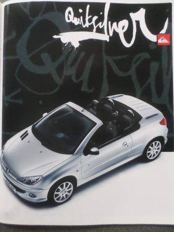 Peugeot 206 CC & Quicksilver 2006 Brochure beschikbaar voor biedingen