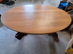 Ovale salontafel, Ophalen, 50 tot 100 cm, Zo goed als nieuw, Vijf personen of meer