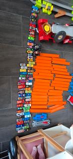 Hot Wheels Baan + Auto's - Grote Set!, Ophalen, Hot Wheels, Racebaan, Gebruikt
