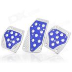 Type R sport pedalenset in zilver/blauw, Ophalen of Verzenden