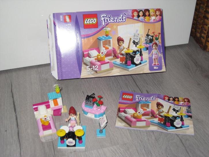 Lego Mia’s slaapkamer nr. 3939, Kinderen en Baby's, Speelgoed | Duplo en Lego, Zo goed als nieuw, Lego, Complete set, Ophalen of Verzenden