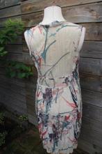Jurk beige/ kleur Sandwich mt 44 Transparant Vaste prijs, Kleding | Dames, Beige, Maat 42/44 (L), Ophalen of Verzenden, Zo goed als nieuw