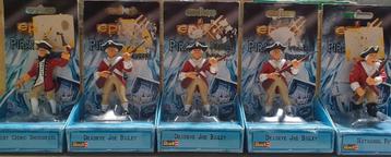 4x Revell Epixx 1:25 Historische Goude Eeuw Engelse Redcoats beschikbaar voor biedingen