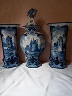 Petrus Regout Delftsblauw kaststel kasteel, Ophalen of Verzenden