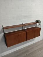 Vintage Wandmeubel Systeem. Kasja en Nisse Strinning, String, Ophalen, Met deur(en), 150 tot 200 cm, Zo goed als nieuw