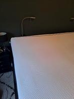 Te koop: Bed 180x200 incl matras en elektrische lattenbodem, Ophalen, Zwart, Tweepersoons, 180 cm