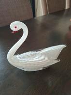 Te koop mooie murano glazen zwaan zie foto's, Antiek en Kunst, Antiek | Glas en Kristal, Ophalen of Verzenden