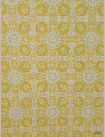 5420 bloem in tegelstijl bloemen ruitjes geometrisch swiet  beschikbaar voor biedingen