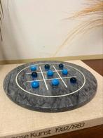 Mooi vintage marmeren boter-kaas-en-eieren spel marmer bord, Ophalen of Verzenden, Zo goed als nieuw