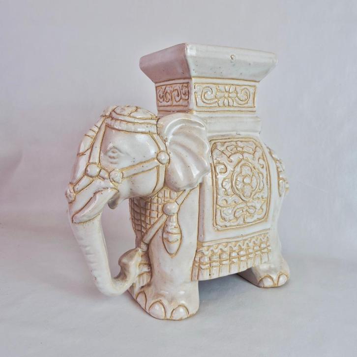 Plantenstandaard olifant | Keramische olifant, Verzamelen, Retro, Huis en Inrichting, Verzenden