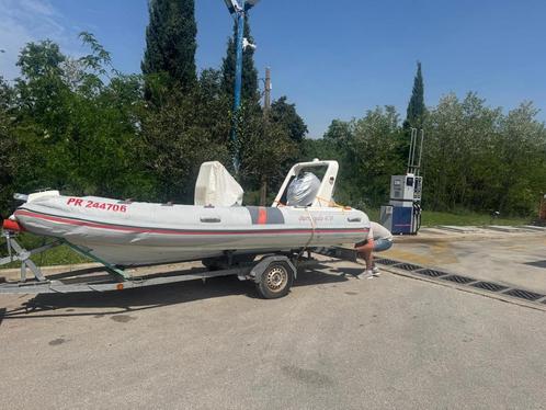 Barracuda 470 rib 60pk mercuri 4 takt, Watersport en Boten, Rubberboten, Gebruikt, Overige merken, Overige materialen, Minder dan 70 pk