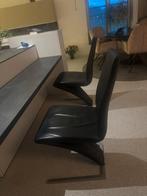Te koop 2 Rolf Benz 7800 zwarte stoelen, Ophalen, Gebruikt, Twee, Zwart